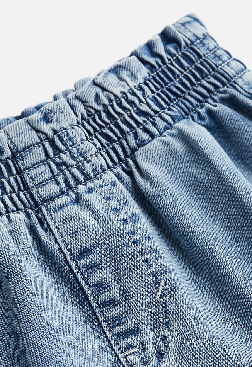 H&M - Loose fit denim shorts - blue
