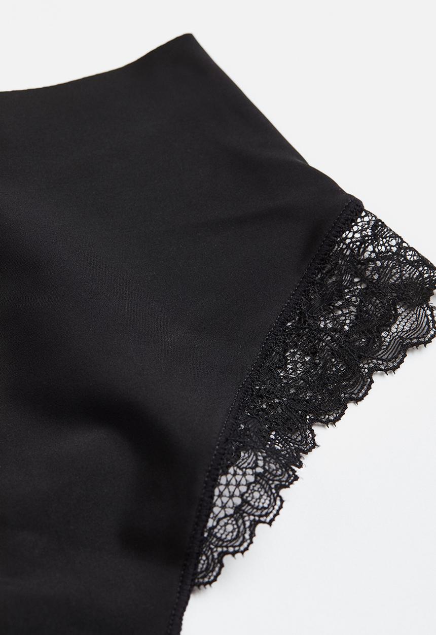 H&M - 2 Pack light shaping thong briefs - black