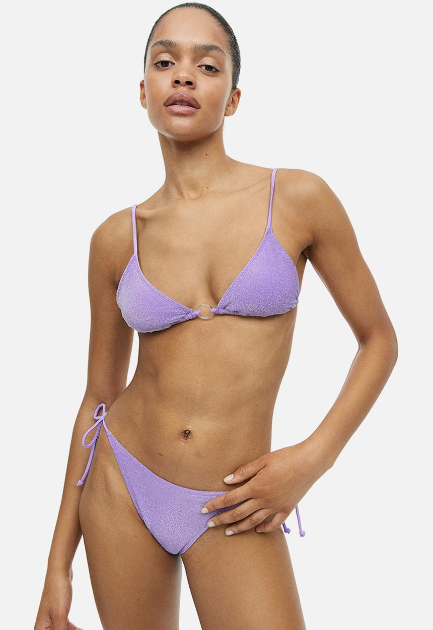H&M - Padded triangle bikini top - purple