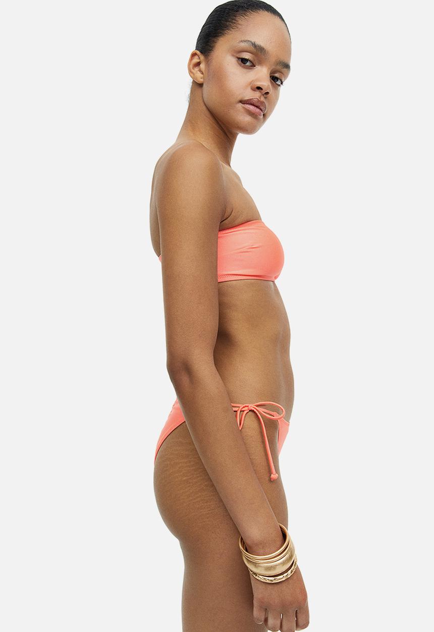 H&M - Tie tanga bikini bottoms - coral
