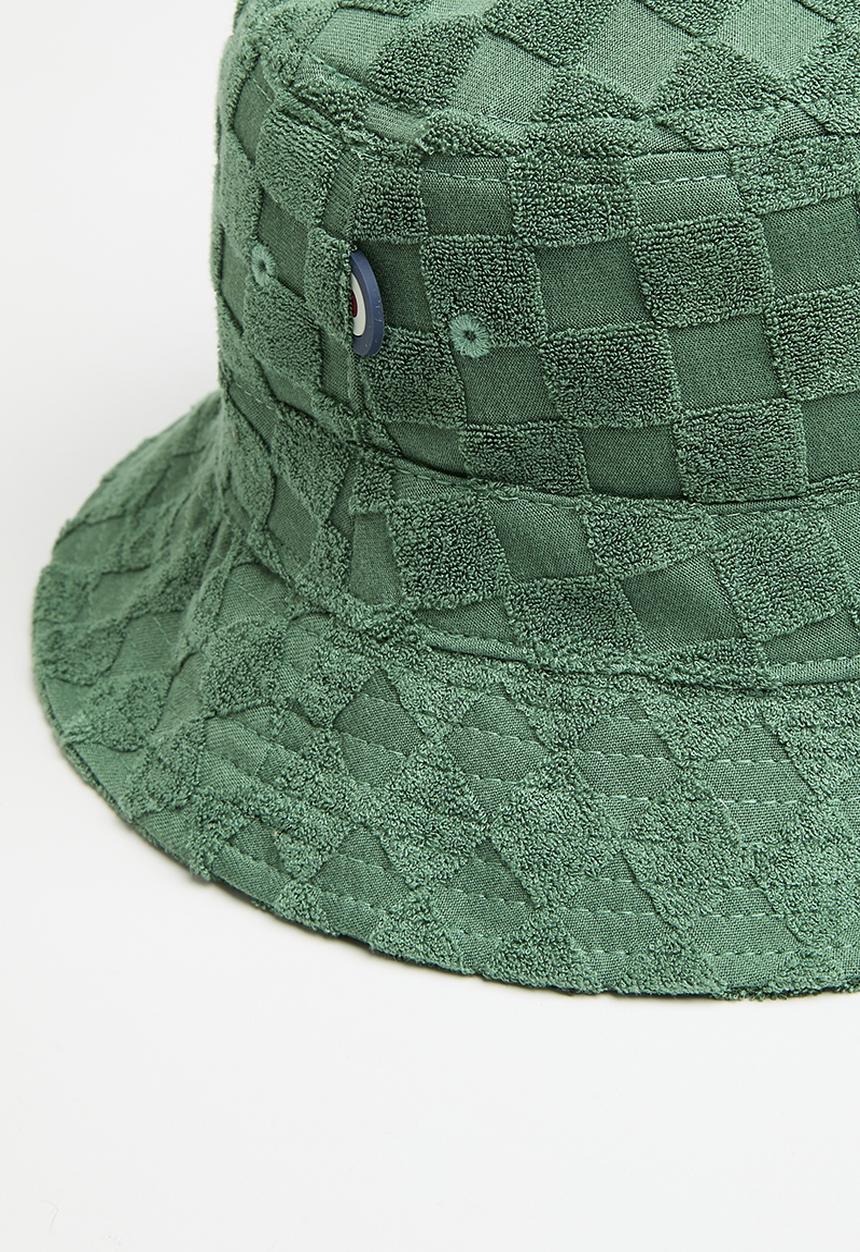 Ben Sherman - Towelling bucket hat - rich fern