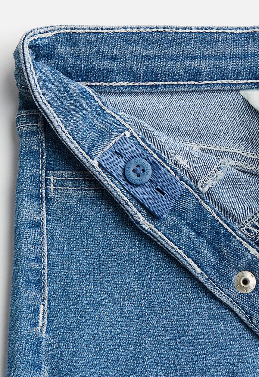 H&M - Superstretch denim shorts - denim blue