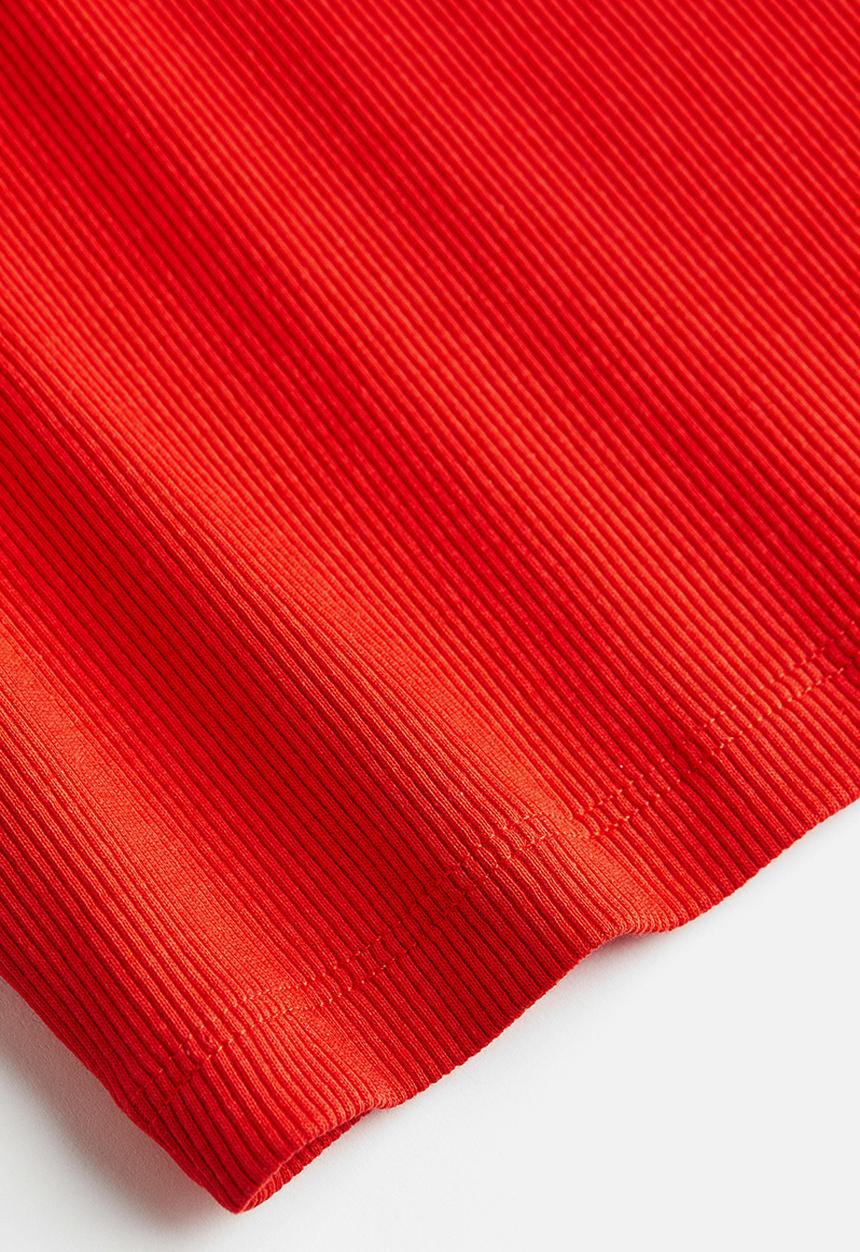 H&M - Cropped vest top - red