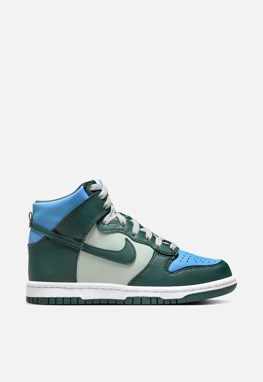 Nike - Nike dunk high - deep jungle/university gold-light silver