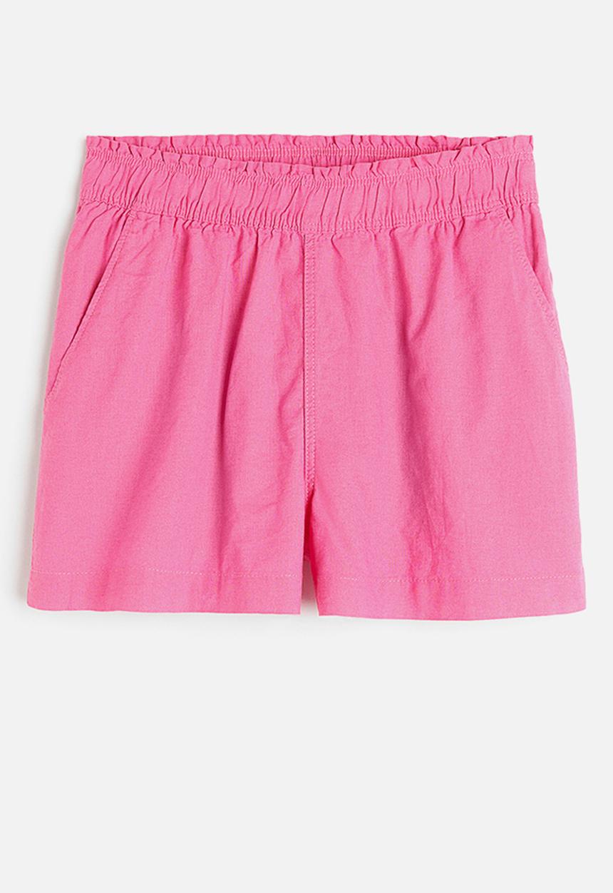 H&M - Linen shorts - pink