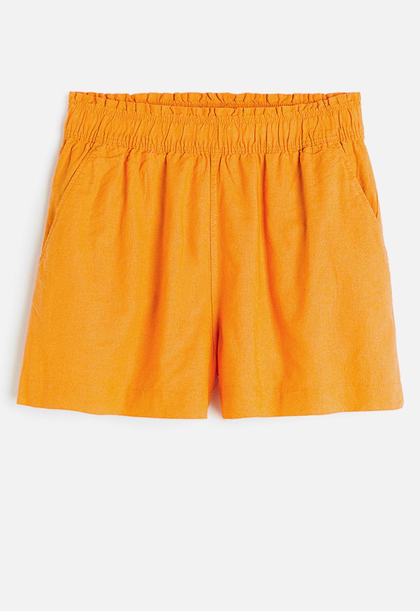 H&M - Linen shorts - orange