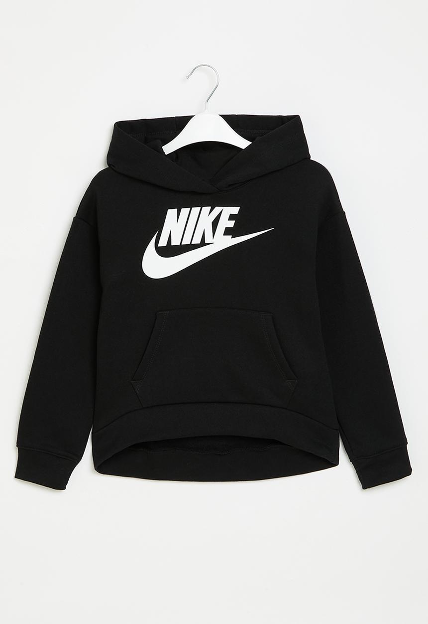 Nike - Nkg club fleece high low po - black