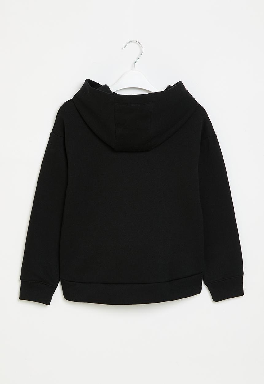 Nike - Nkg club fleece high low po - black