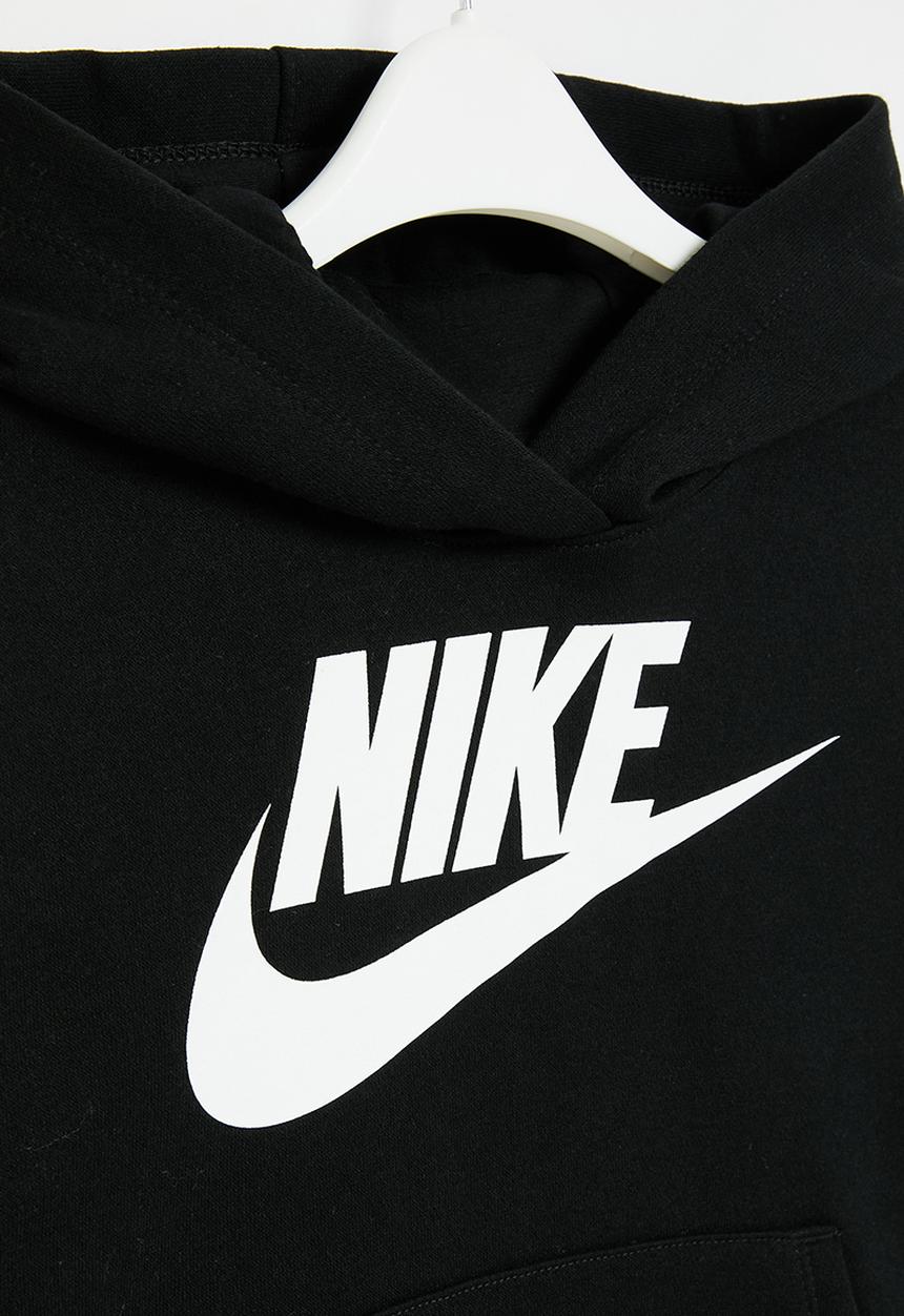Nike - Nkg club fleece high low po - black