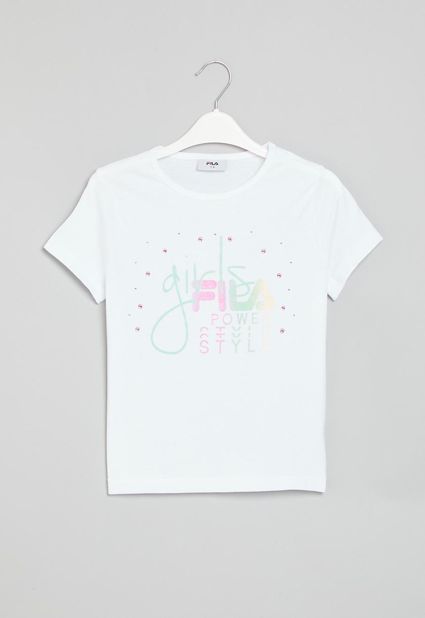 FILA - Harlow short sleeve tee - white & sage