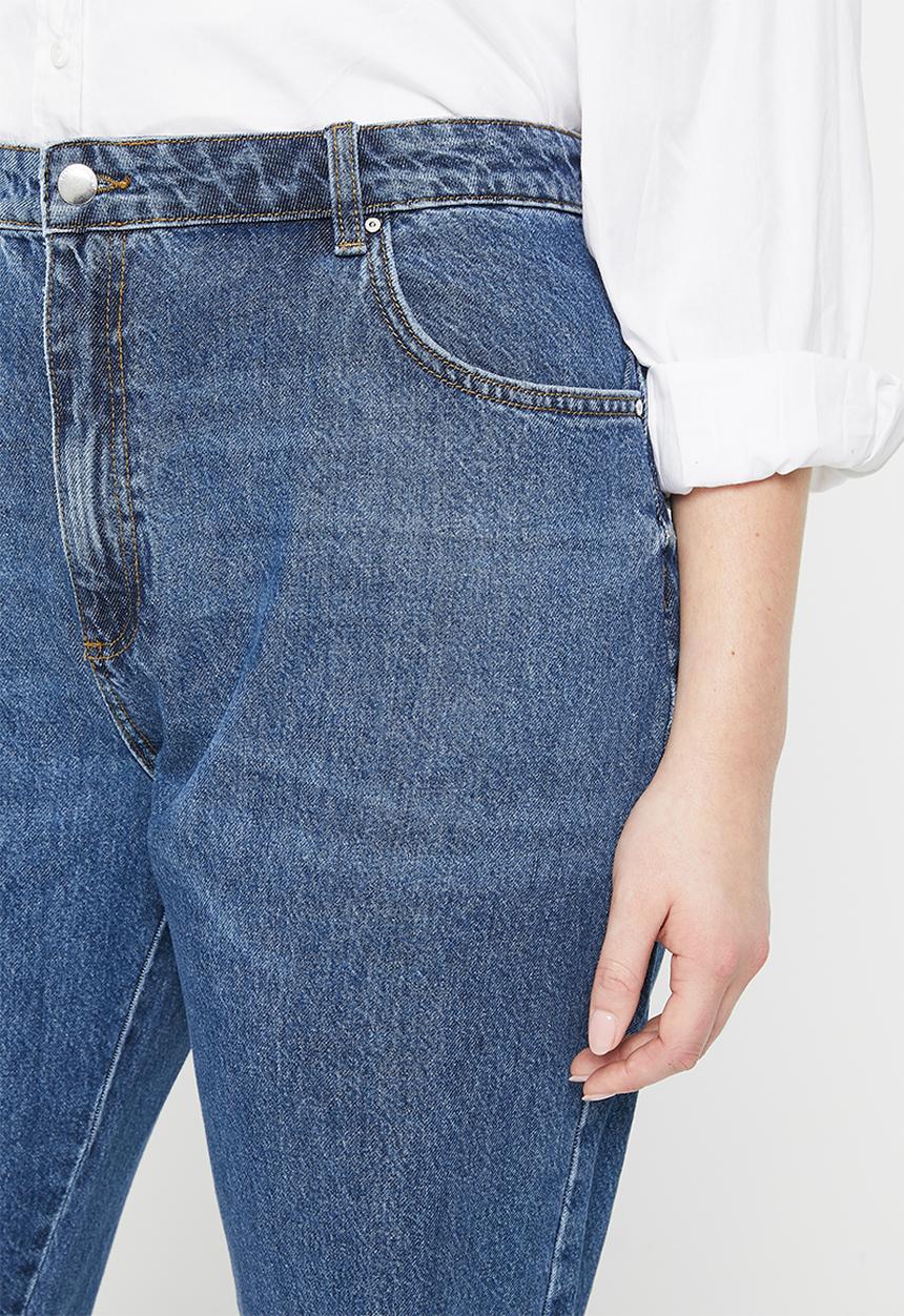 Cotton On - Plus long straight jean - misty blue 