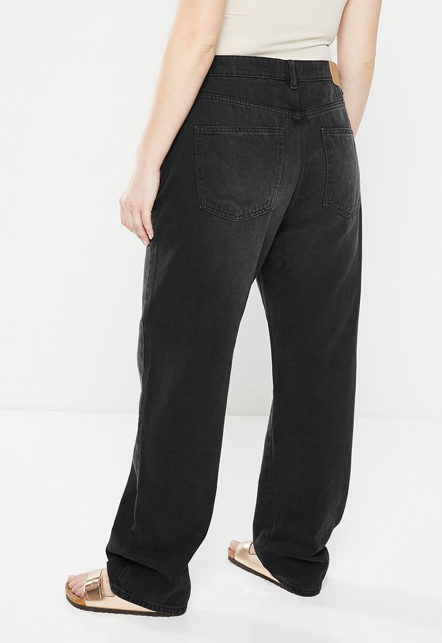 Cotton On - Plus long straight jean - black pepper