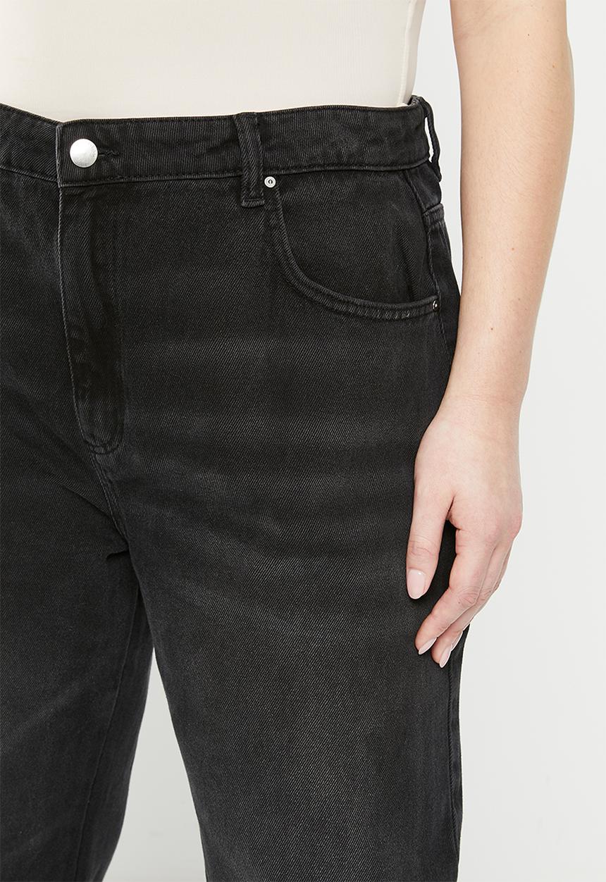 Cotton On - Plus long straight jean - black pepper