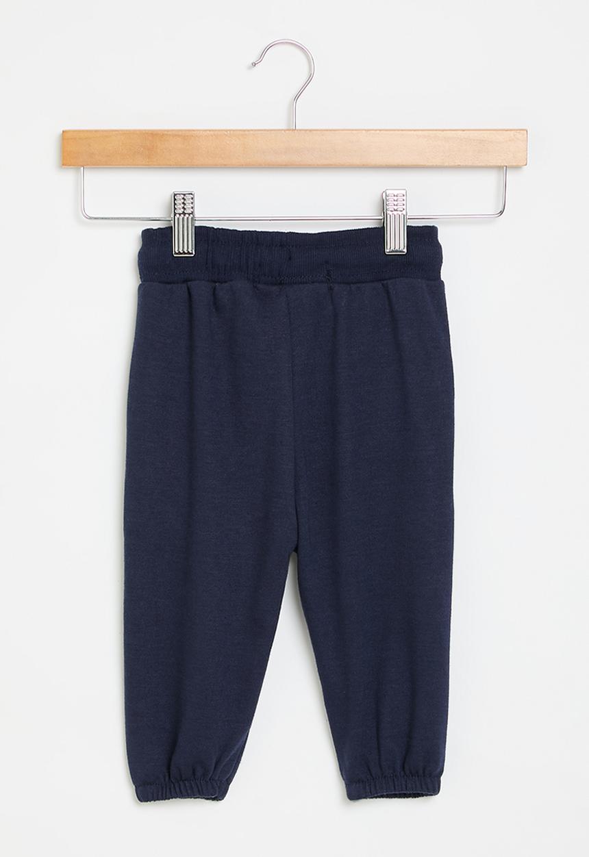 MINOTI - Boys basic fleece jogger - navy