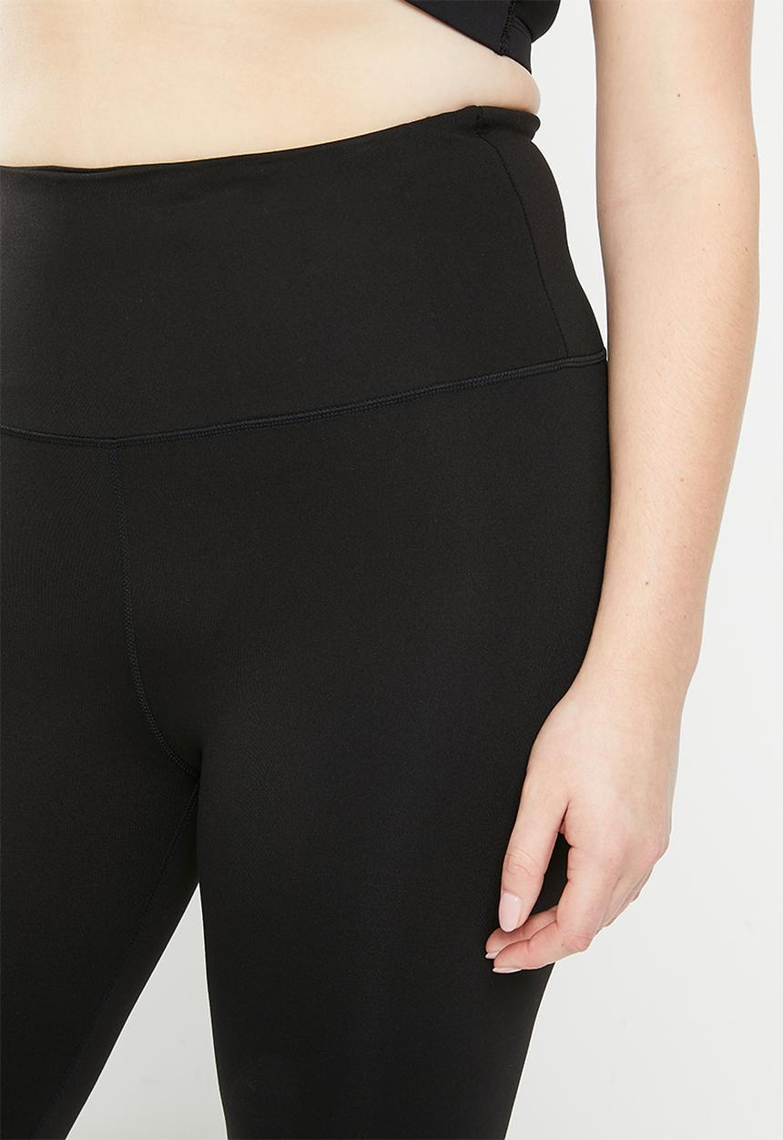 Cotton On - Plus active high waist core 7/8 tight - core black