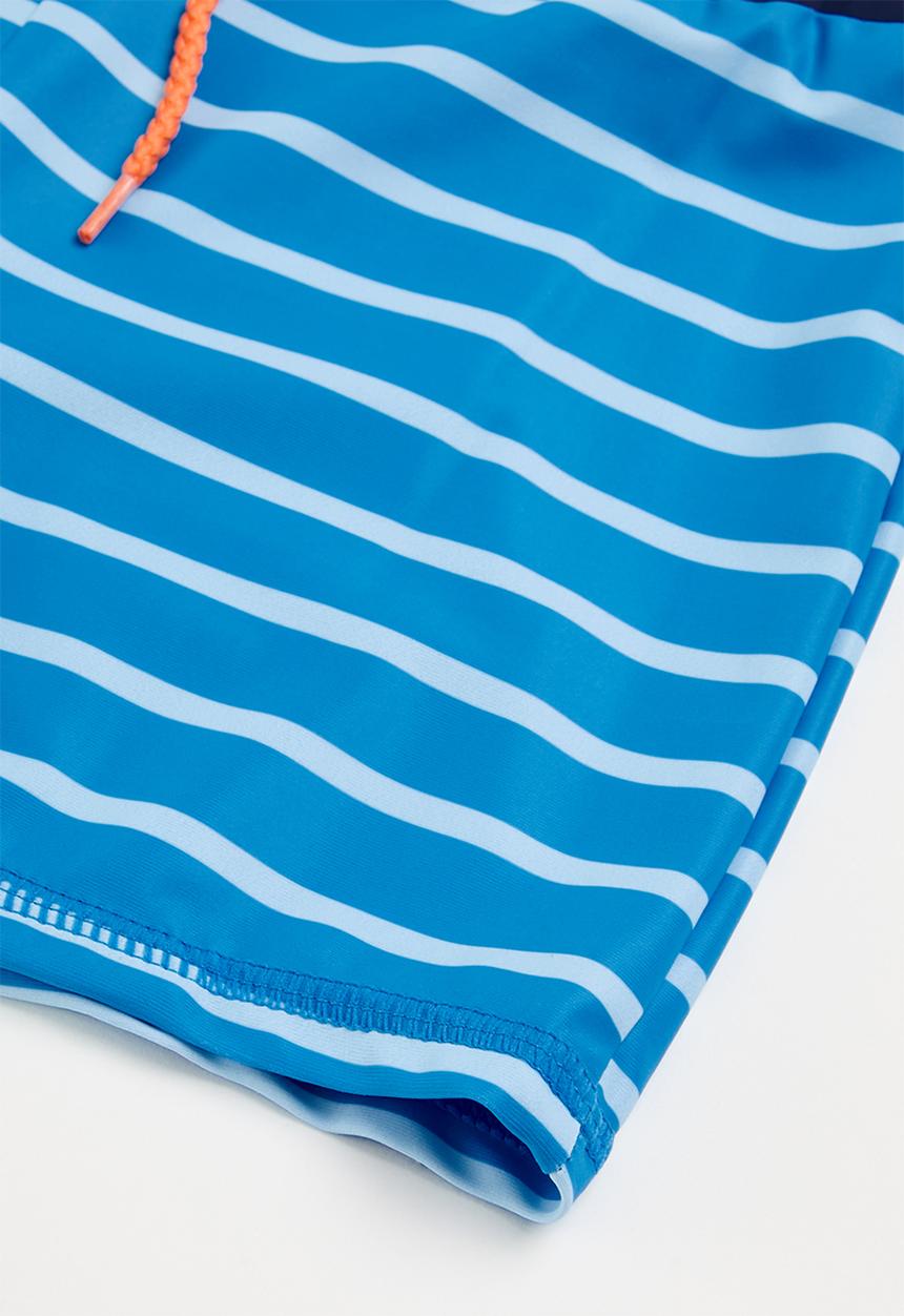 MINOTI - Stripe swim trunk - blue