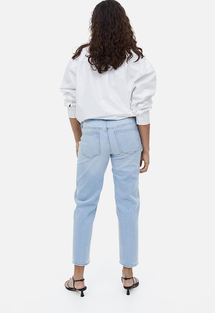 H&M - Mama straight ankle jeans - light denim blue