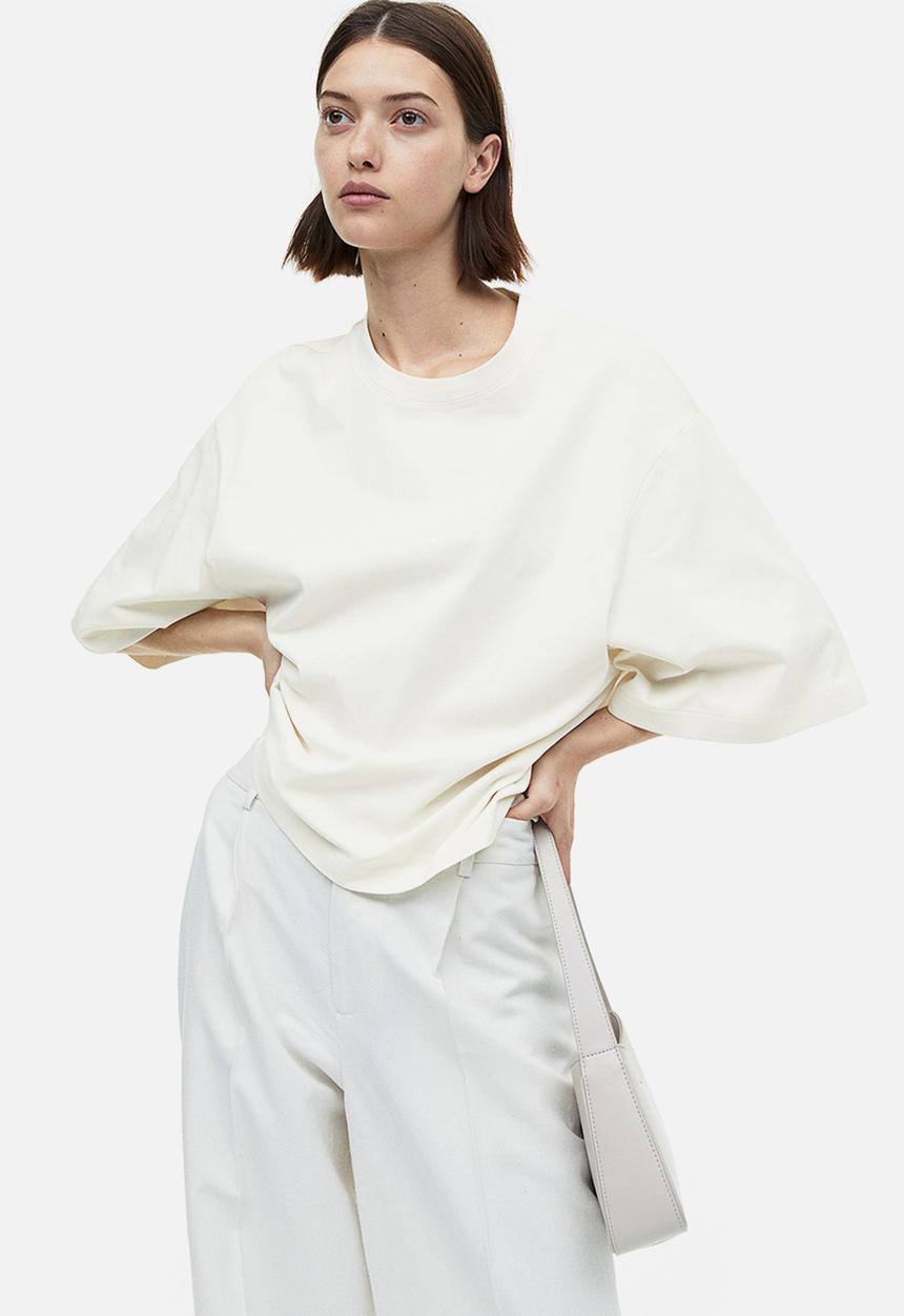 H&M - Cotton t-shirt - white