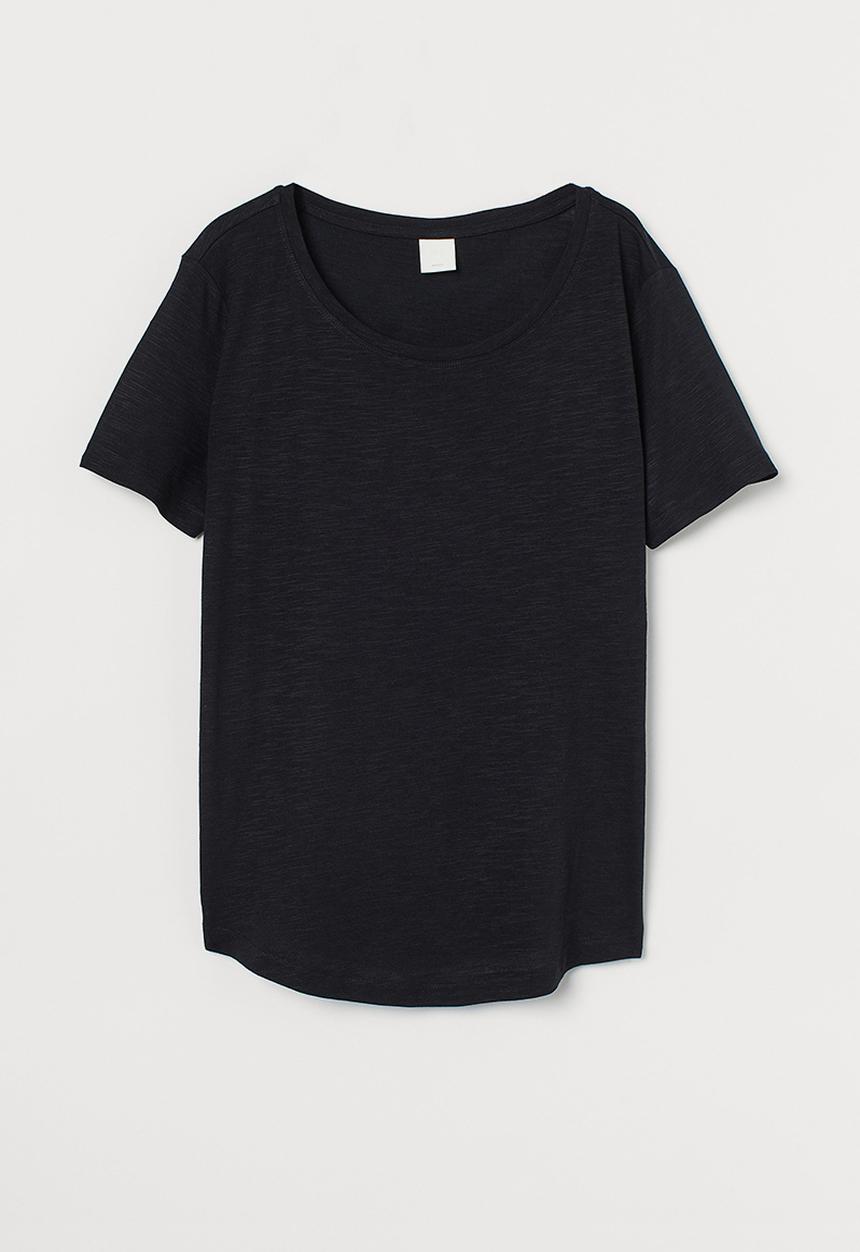 H&M - Modal-blend t-shirt - black
