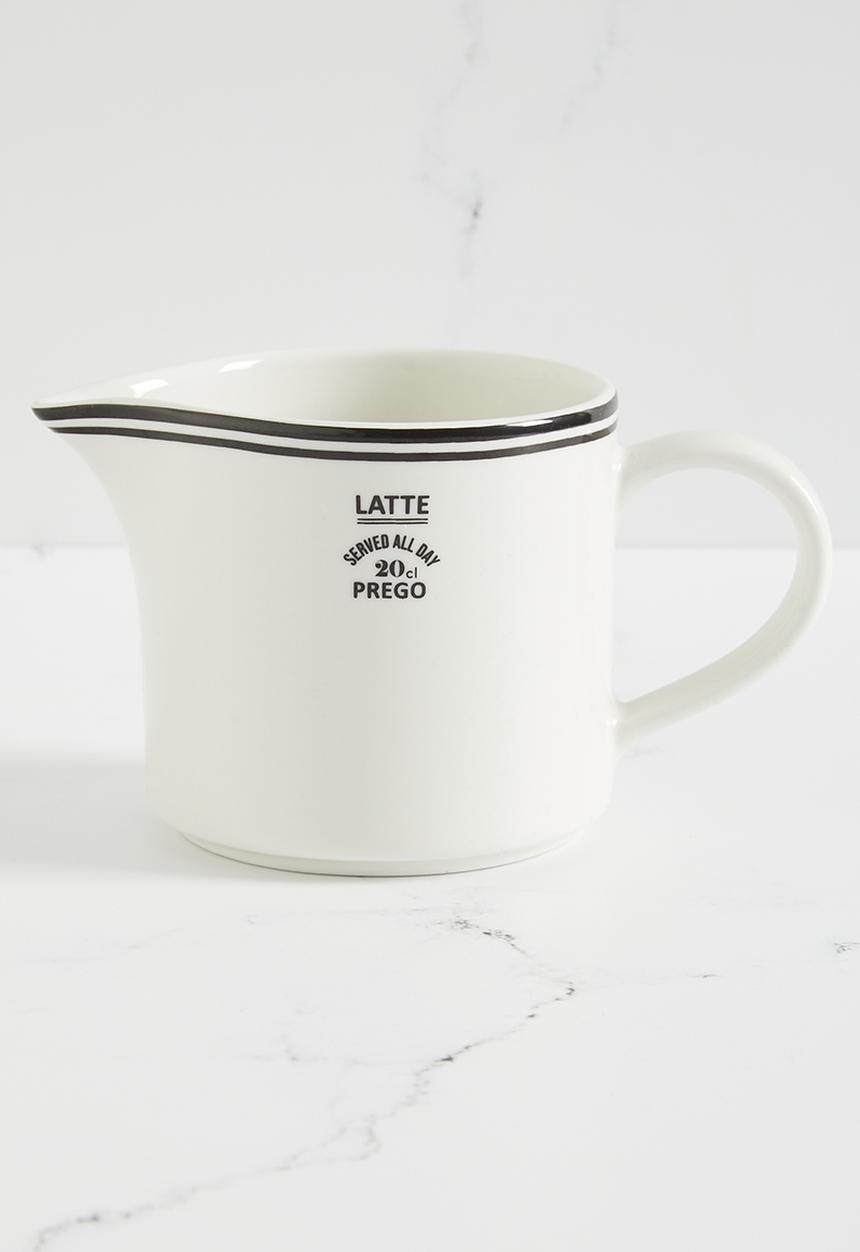 H&M - Porcelain milk jug - white & black