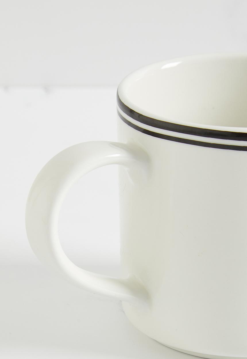 H&M - Porcelain milk jug - white & black
