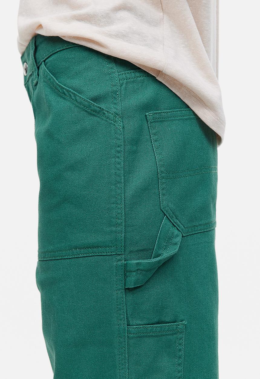 H&M - Twill cargo trousers - green