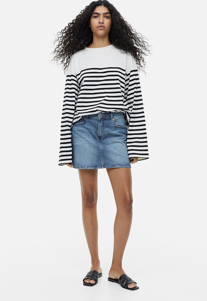 H&M - Denim skirt - denim blue
