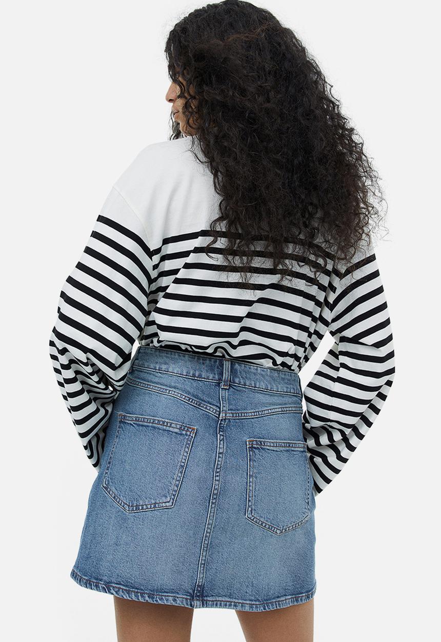 H&M - Denim skirt - denim blue