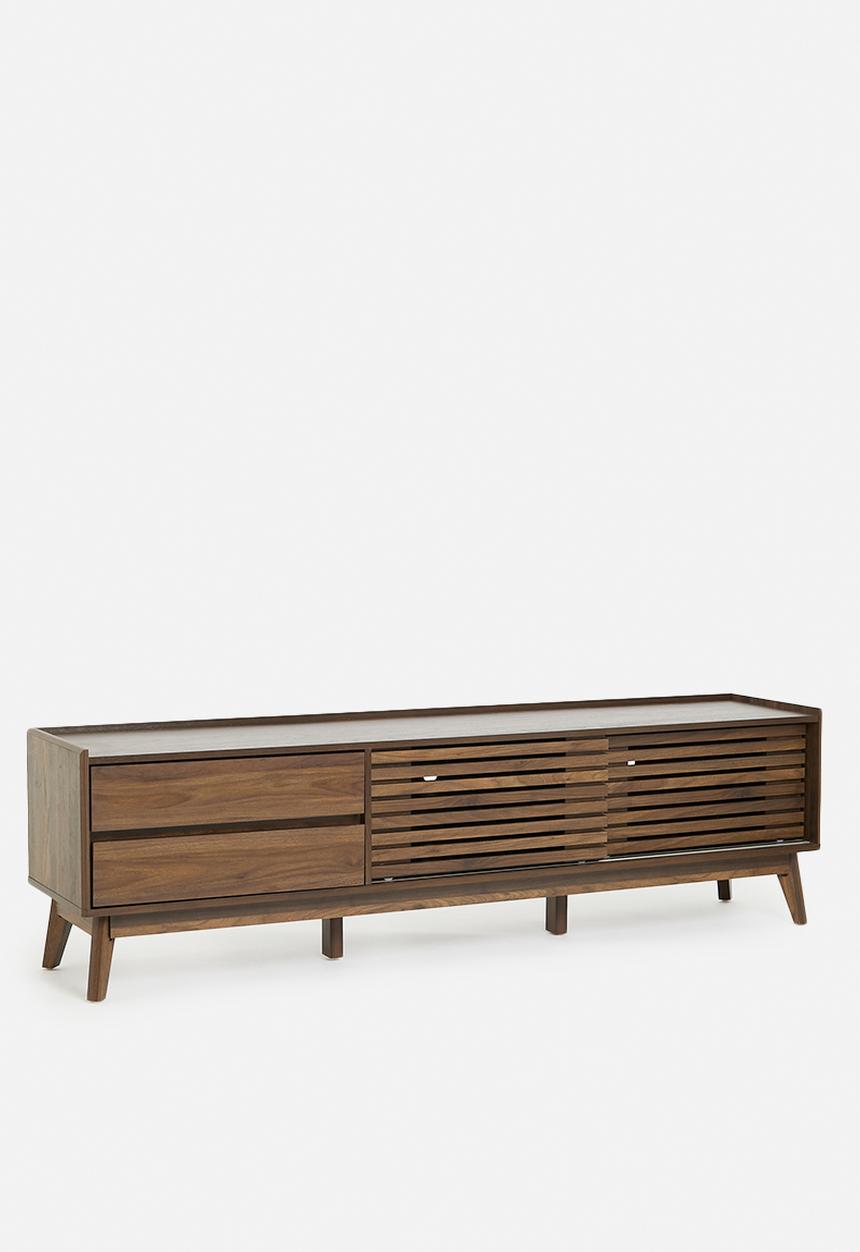 Sixth Floor - Slatted tv unit - natural  