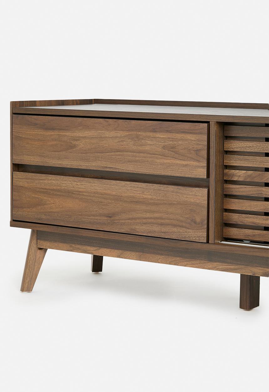 Sixth Floor - Slatted tv unit - natural  