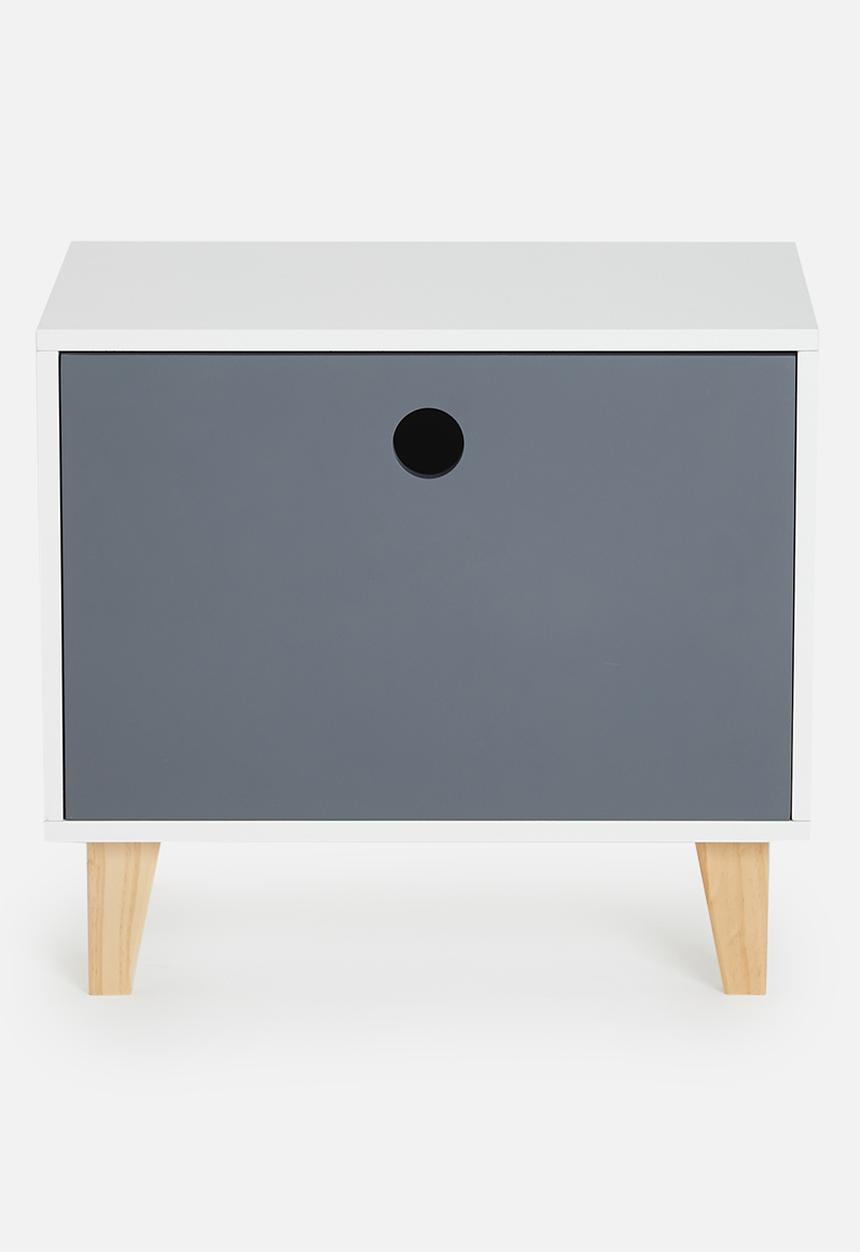 Sixth Floor - Kovu bedside table - grey