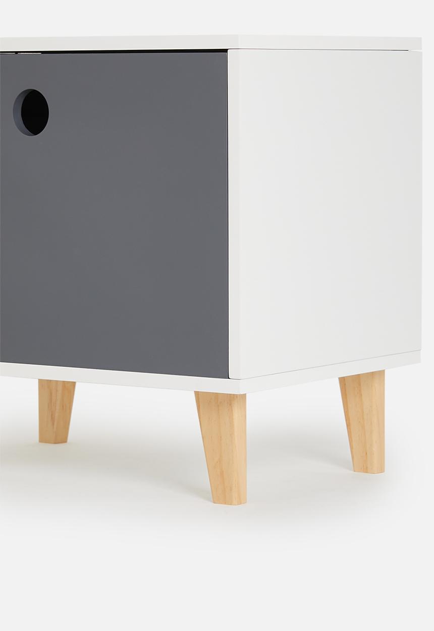 Sixth Floor - Kovu bedside table - grey