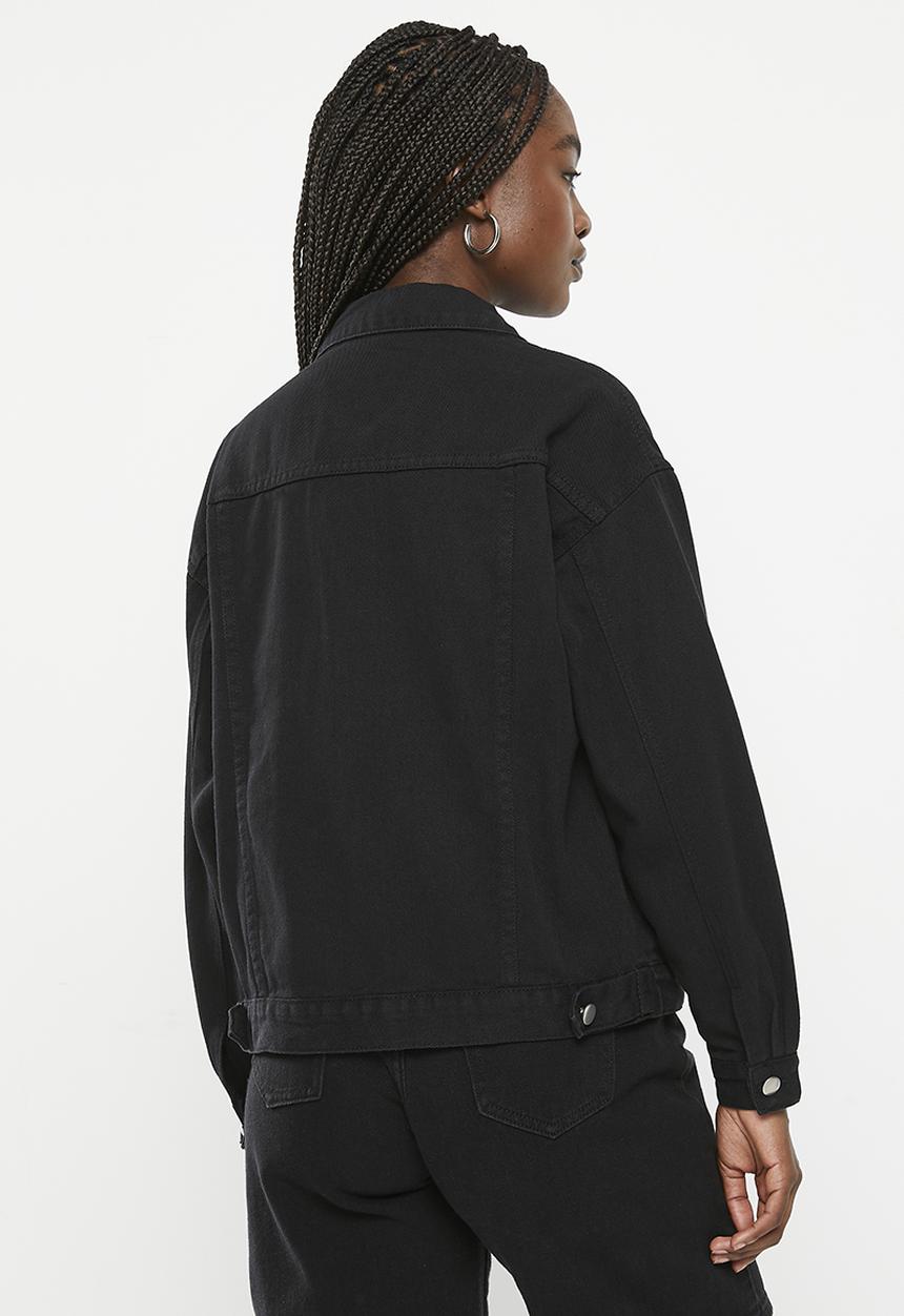 dailyfriday - Denim trucker - black