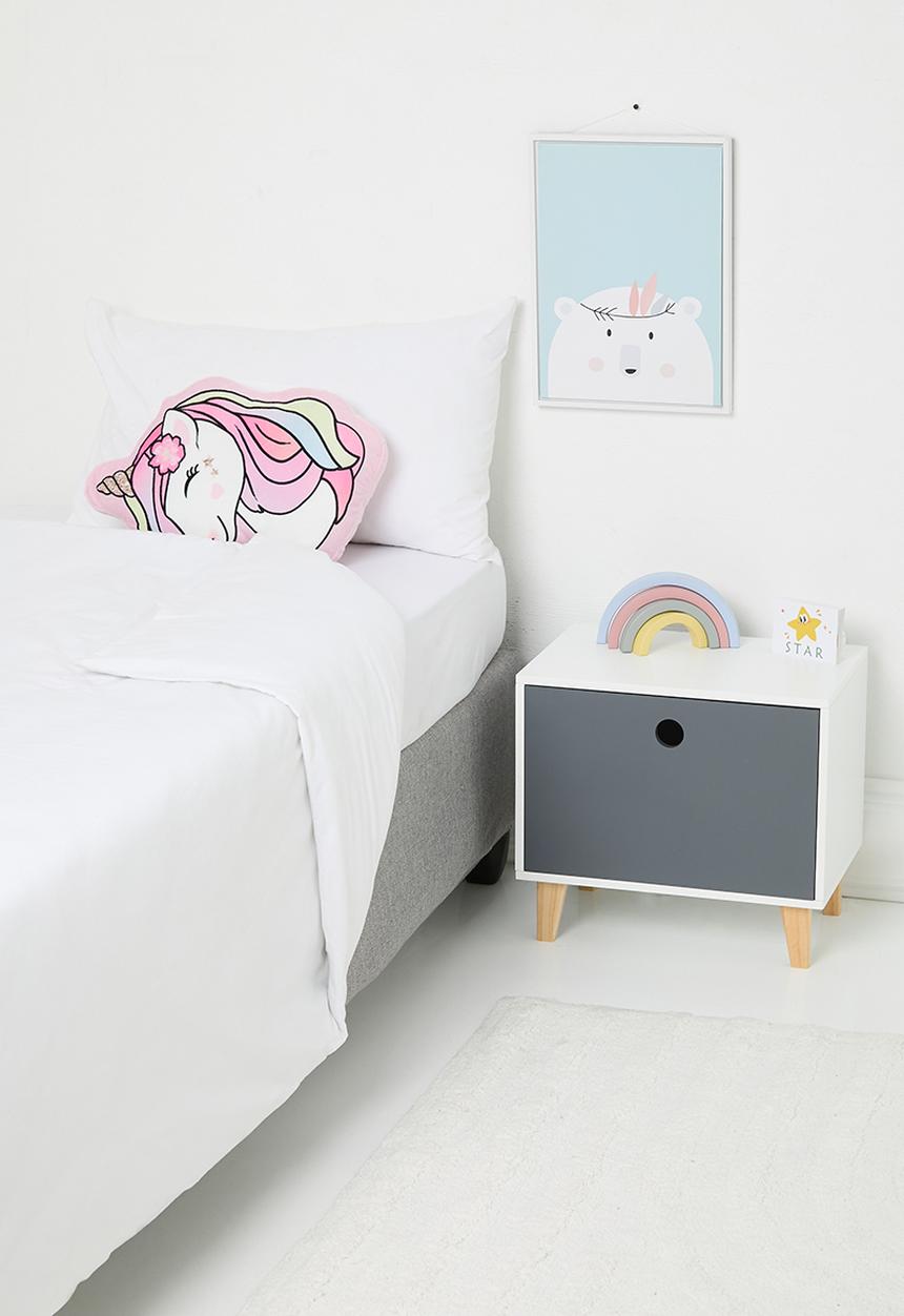 Sixth Floor - Kovu bedside table - grey