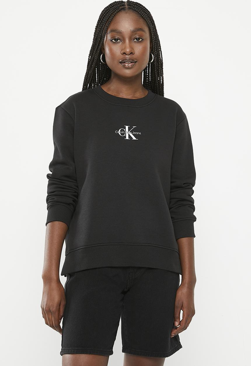Calvin Klein - Monologo regular crewneck - ck black