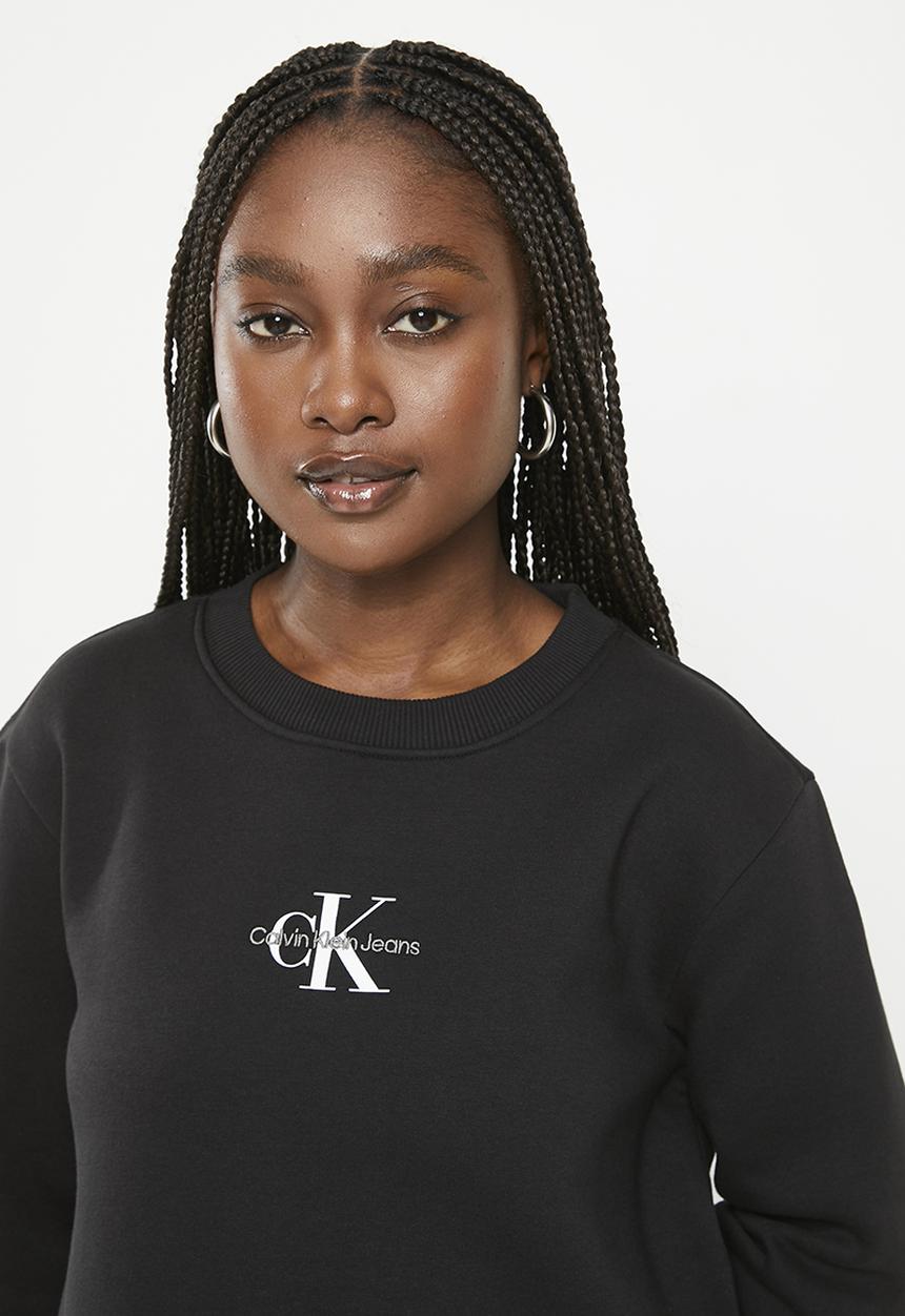 Calvin Klein - Monologo regular crewneck - ck black