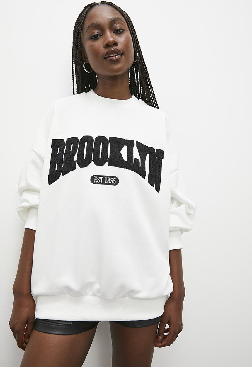 Blake - City slouch crew - ecru