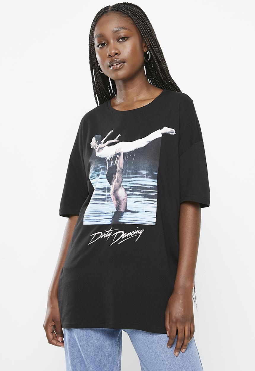 HAILYS - Graphic print t-shirt - black