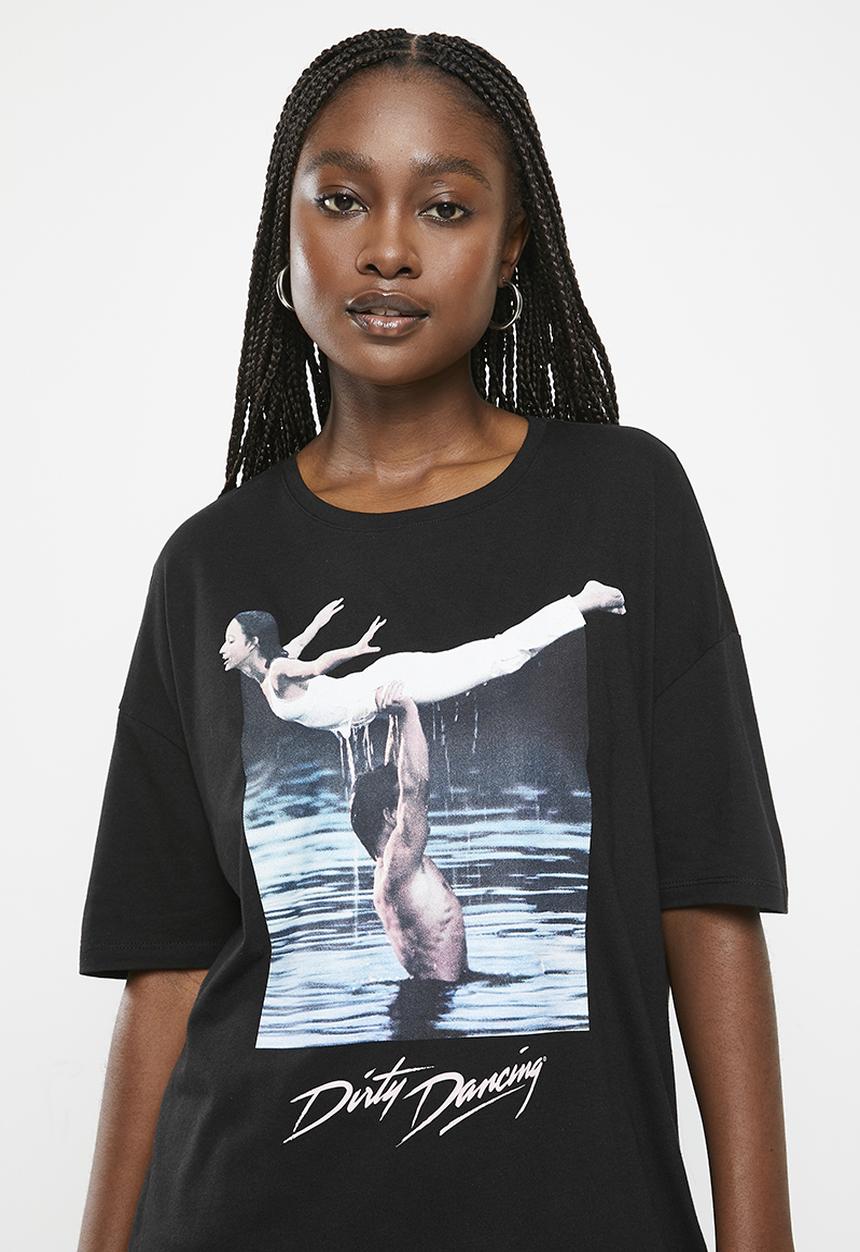 HAILYS - Graphic print t-shirt - black