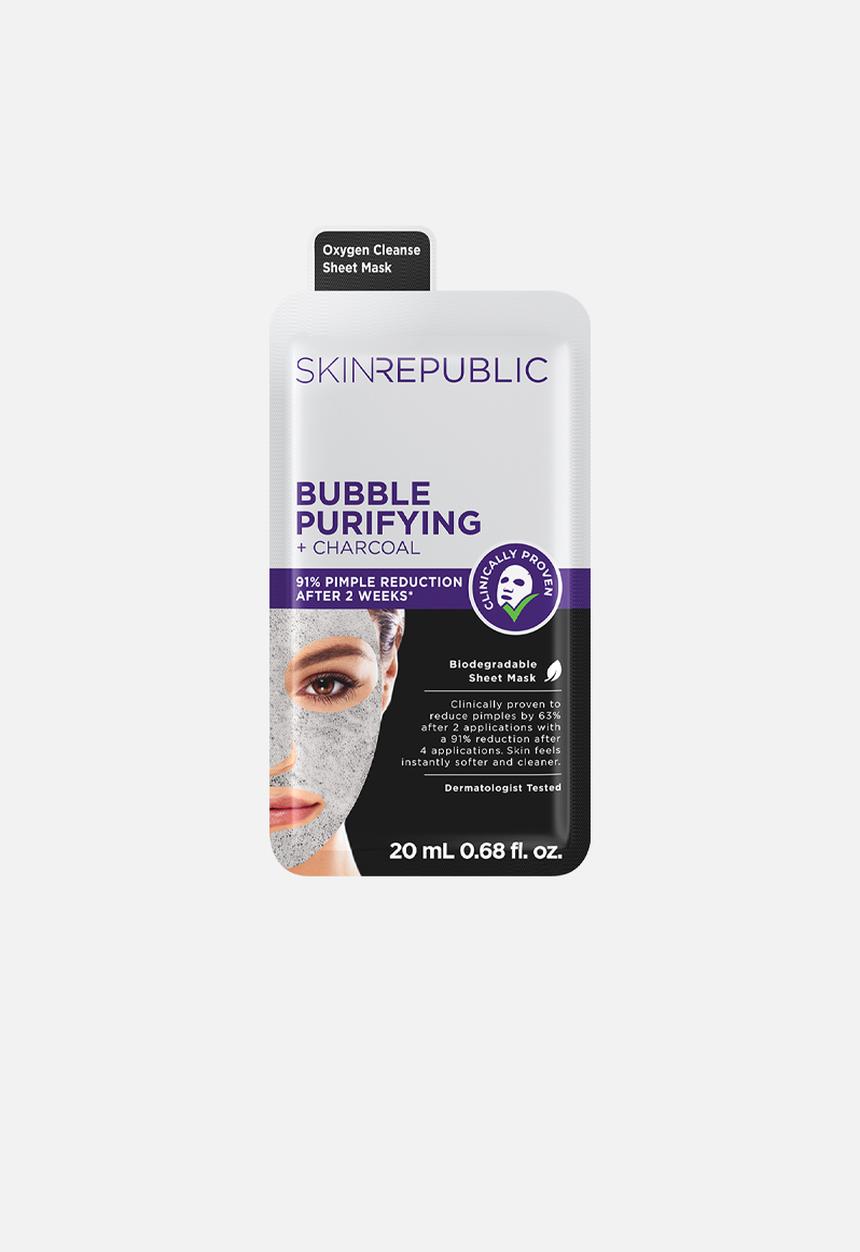 Skin Republic - Bubble Purifying + Charcoal Face Mask