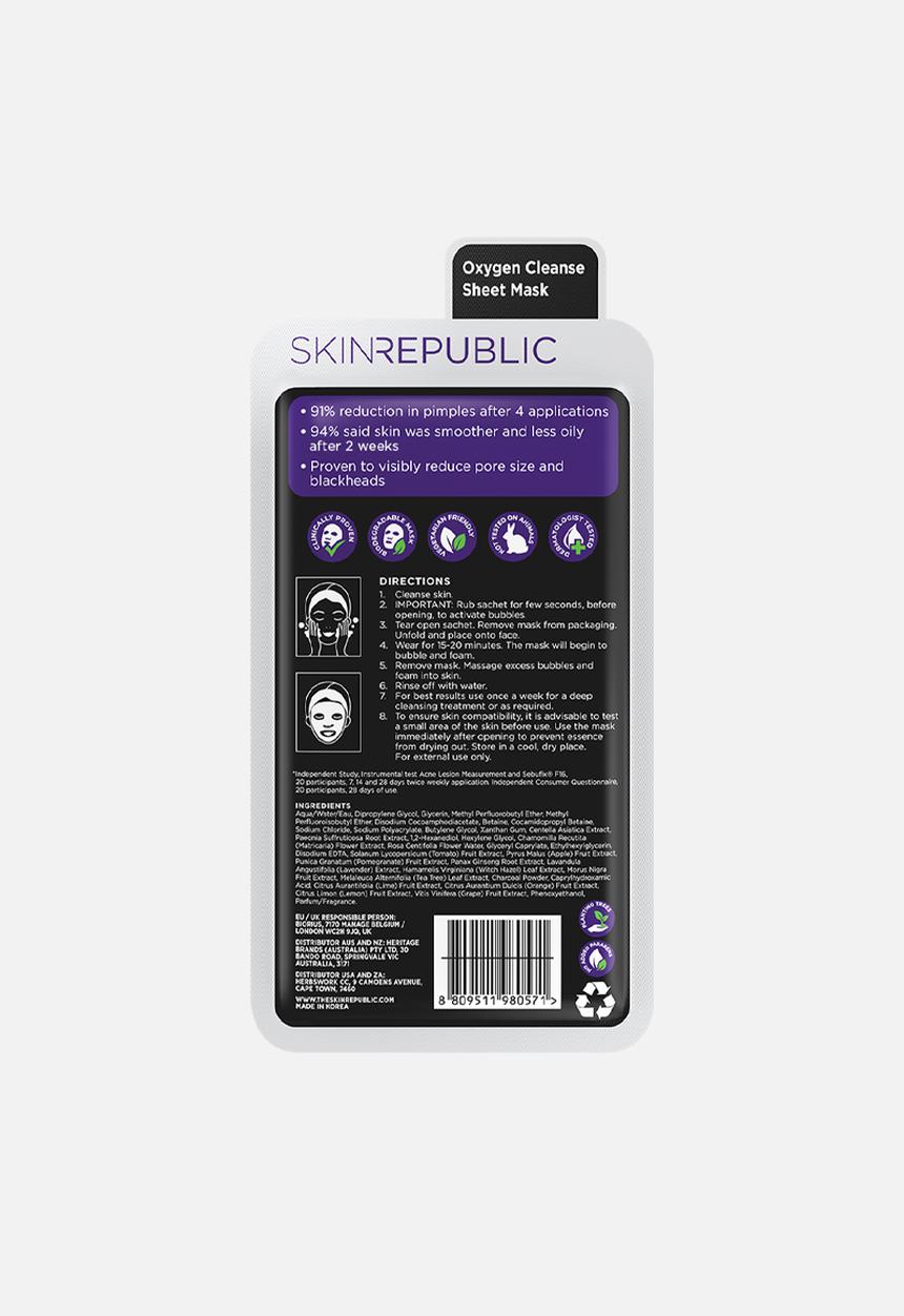 Skin Republic - Bubble Purifying + Charcoal Face Mask