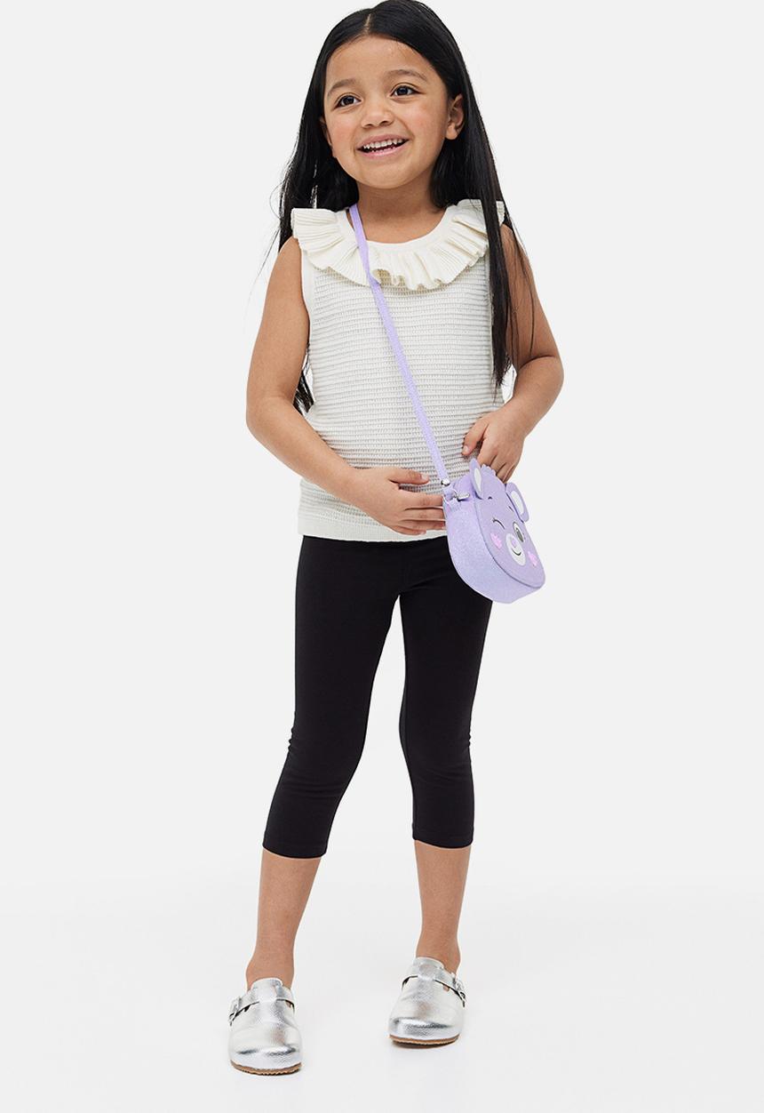 H&M - 3/4-length leggings - black