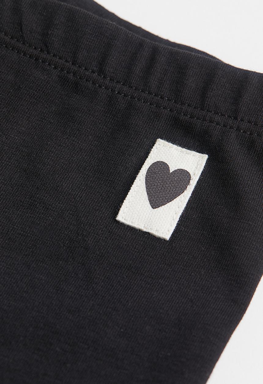 H&M - 3/4-length leggings - black