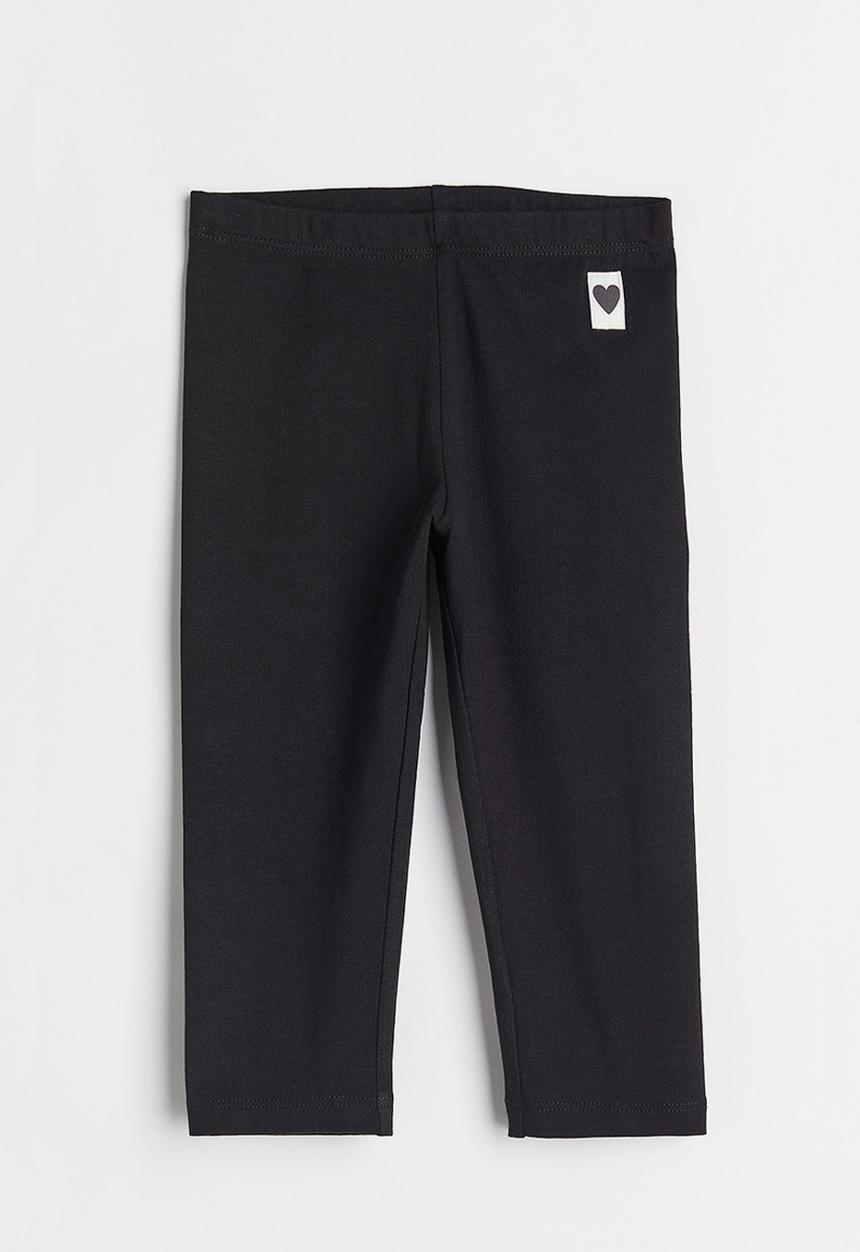 H&M - 3/4-length leggings - black
