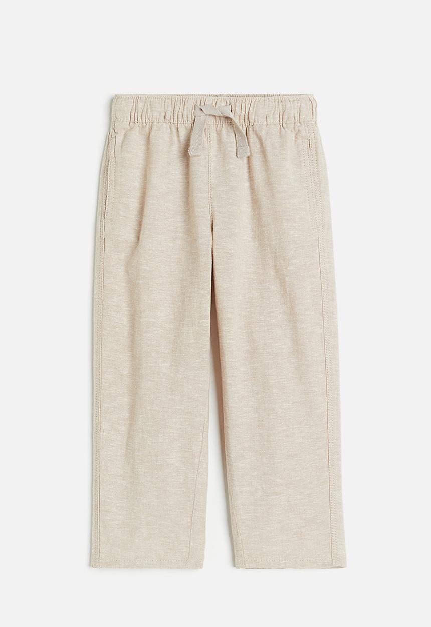 H&M - Loose fit joggers - light beige