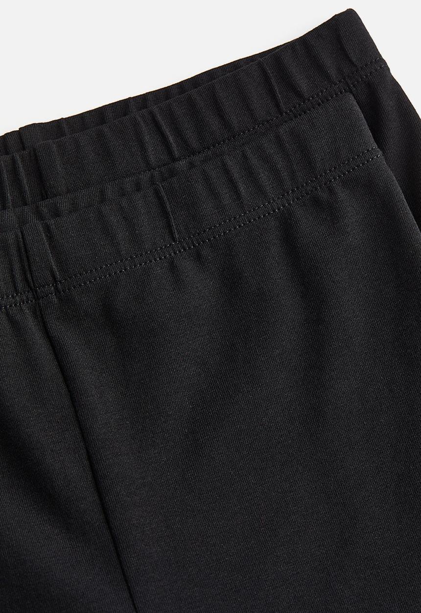 H&M - 2-pack 3/4-length leggings - black