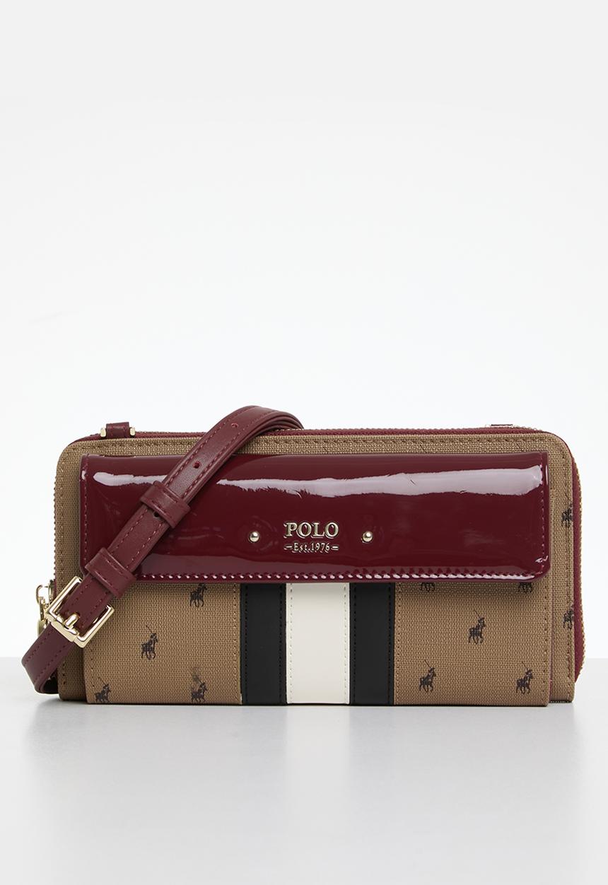 POLO - Phone sling - burgundy