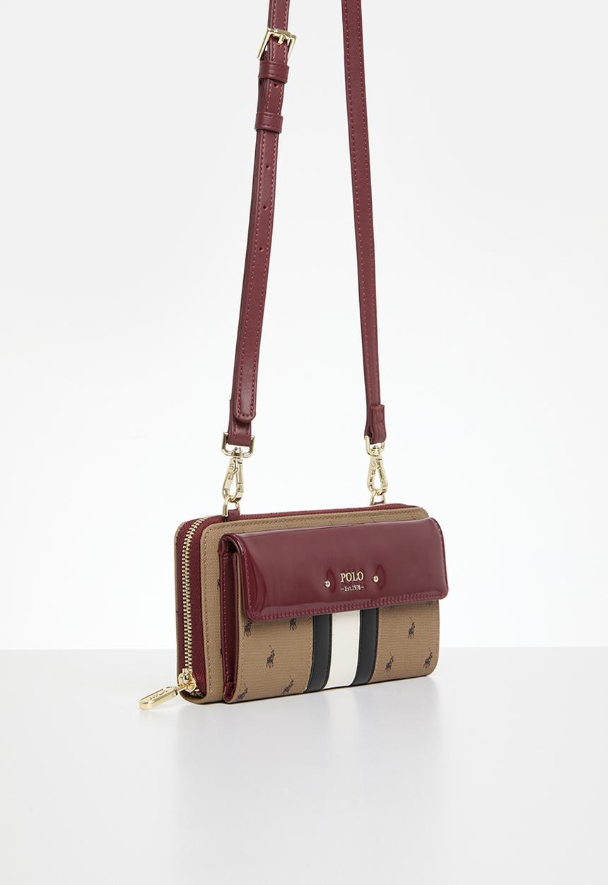 POLO - Phone sling - burgundy
