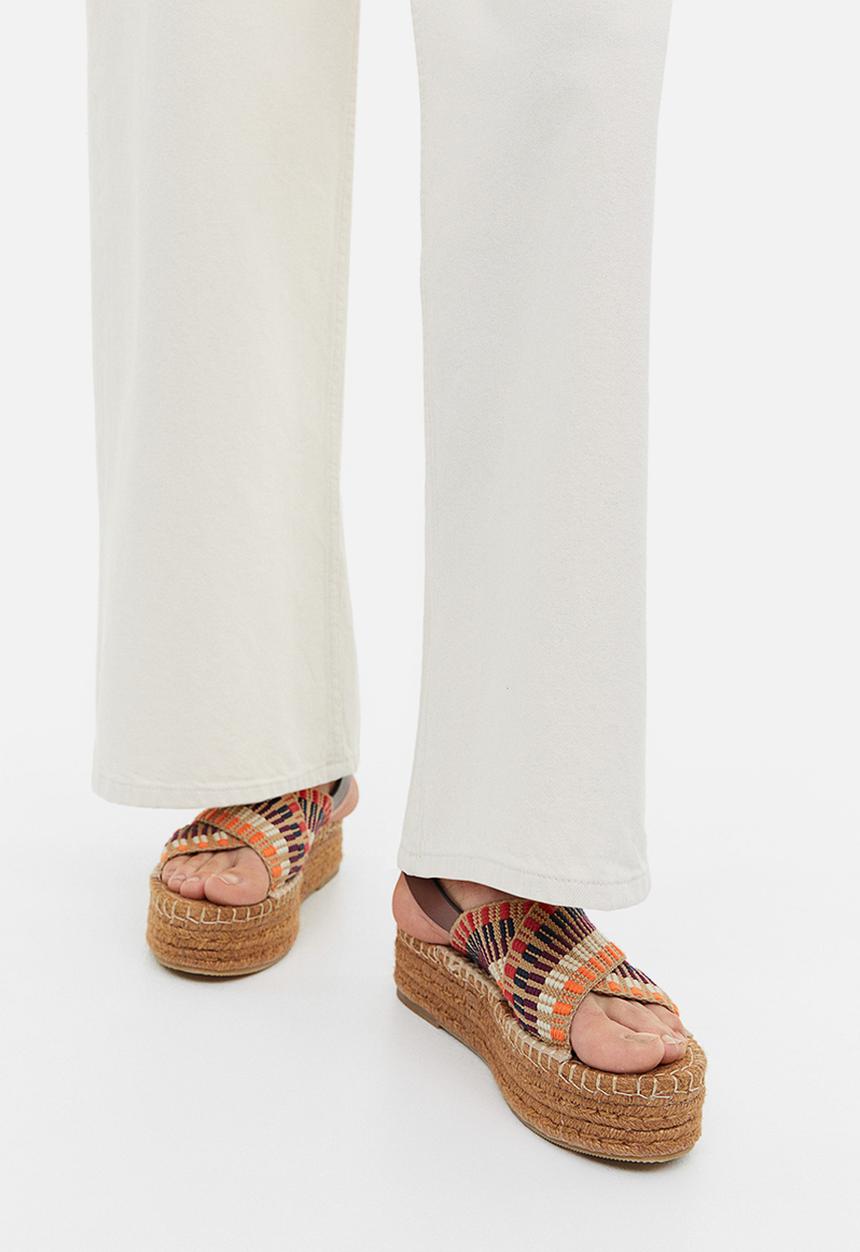 H&M - Platform espadrilles - brown patterned