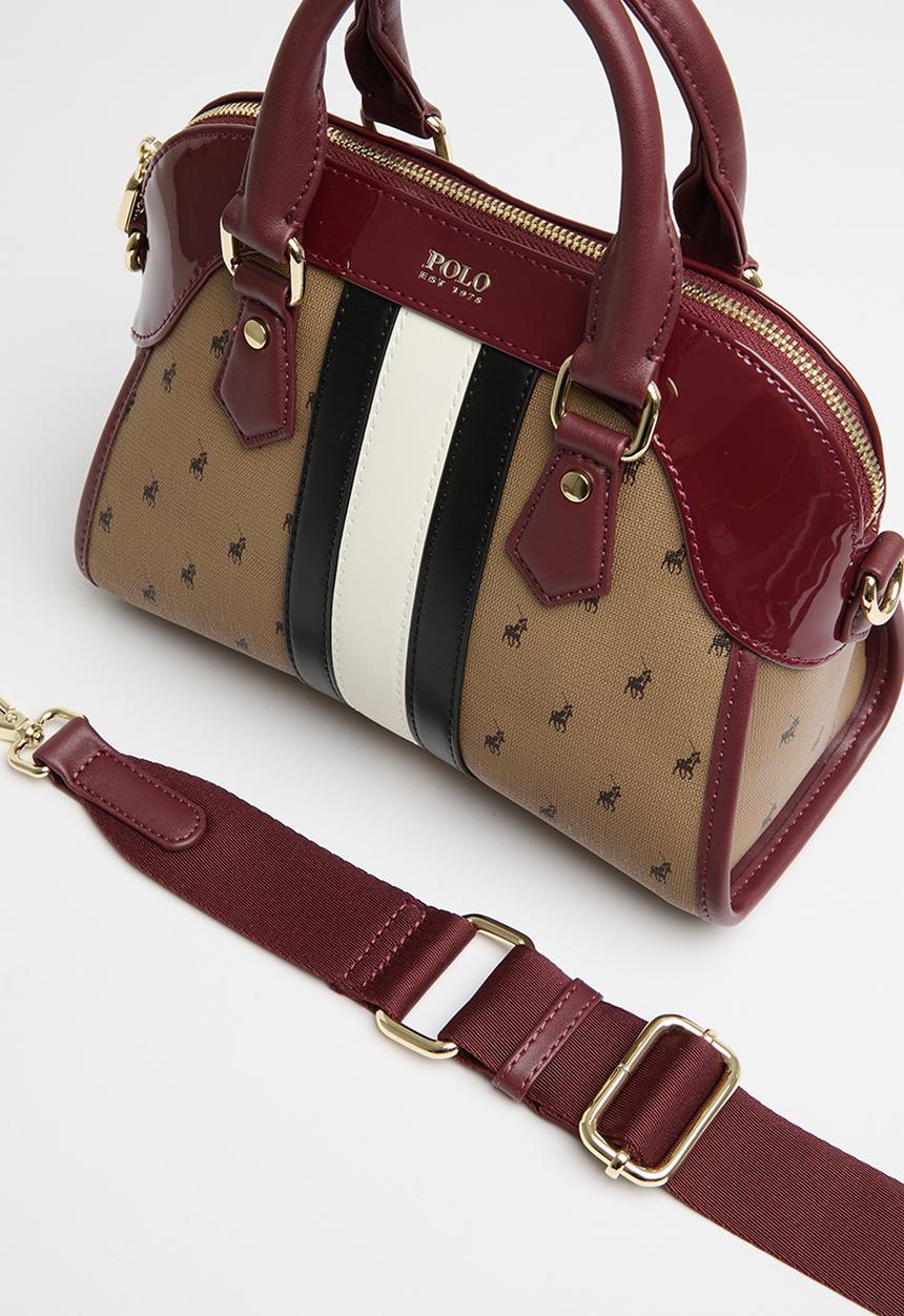 POLO - Mini shopper - burgundy